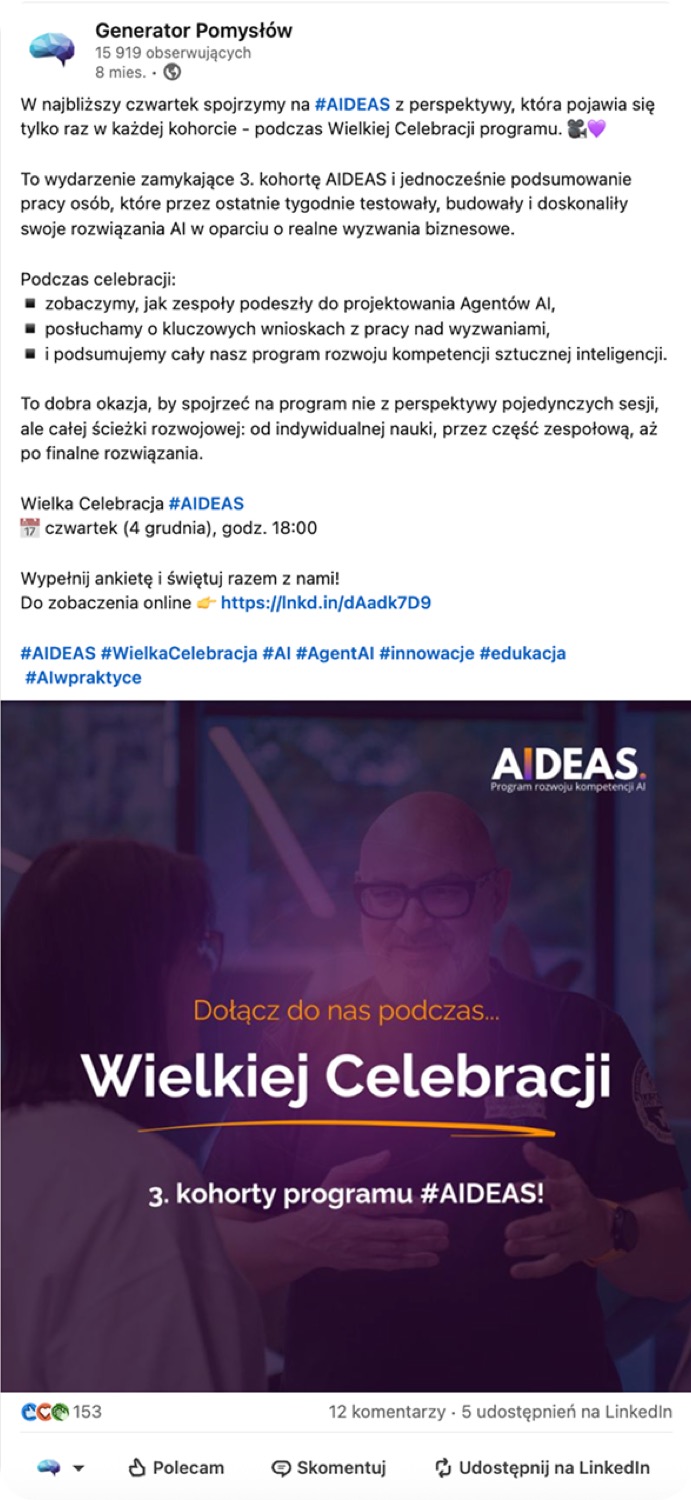 AIDEAS — materiał social media 6