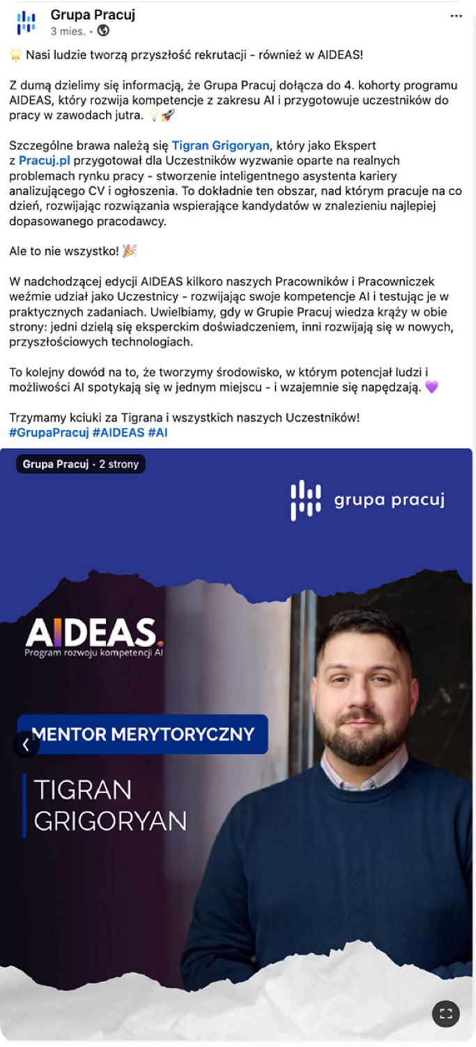 AIDEAS — materiał social media 1